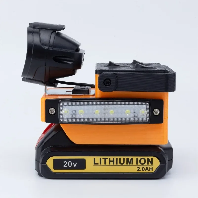 

Cordless LED Work Light with USB Outdoor Camping Lantern For Dewalt 20V Battery (Not include battery)