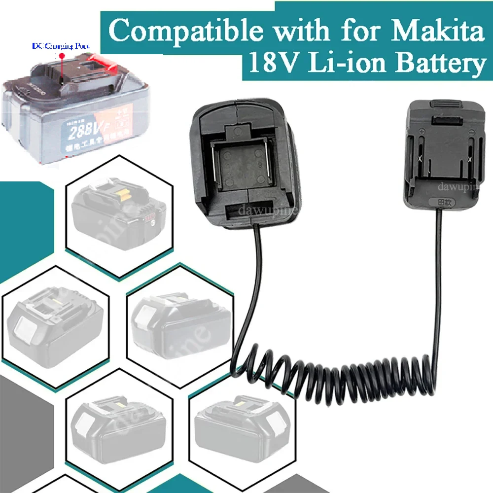 

Li-ion Battery Adapter Expansion Cable Splitter Extended Line Weight Reducer For Makita 18V Battery For Lomvum Zhipu Power Tools