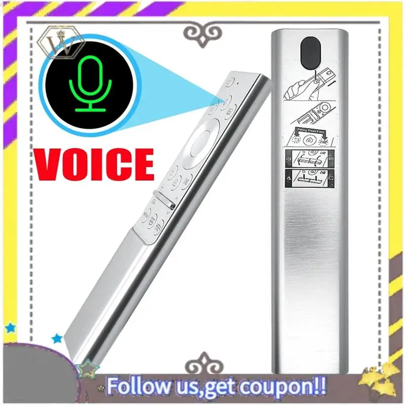 

New BN59-01346A TV Voice Remote Control For Samsung QLED 4K Ultra HD QN65/75LST9TAFXZA 55LST7 70Q6D 32LS03TBFXZA