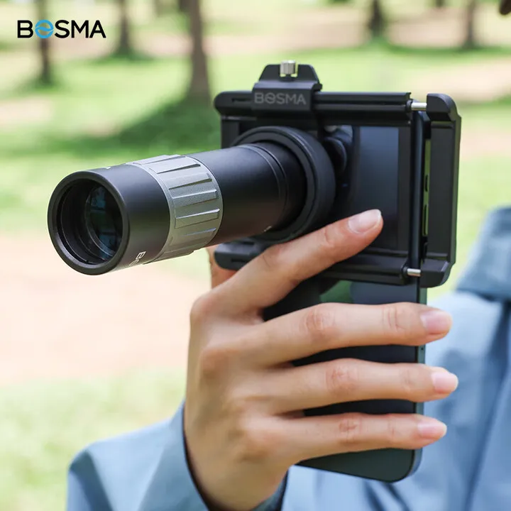 BOSMA Optimistic 8x25 Monocular Telescope Original mobile phone camera holder does not include monocular telescope