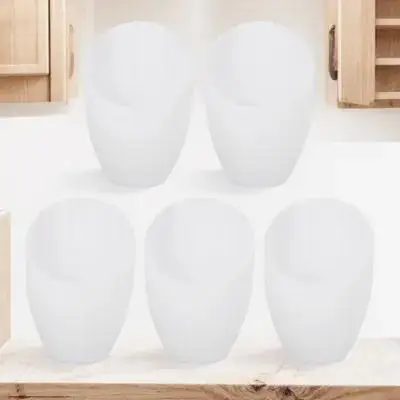 

5pcs Horseshoe Design Lampshade Premium Plastic Durable Light Cover For Floor Table Wall Lamp Replacement Decorative Ceiling