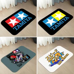 Tamiya Print Area Mat Indoor Entrance Floor Decorative Washable Carpet Non-slip Easy To Clean Rug Wrinkle-Resistant Doormats