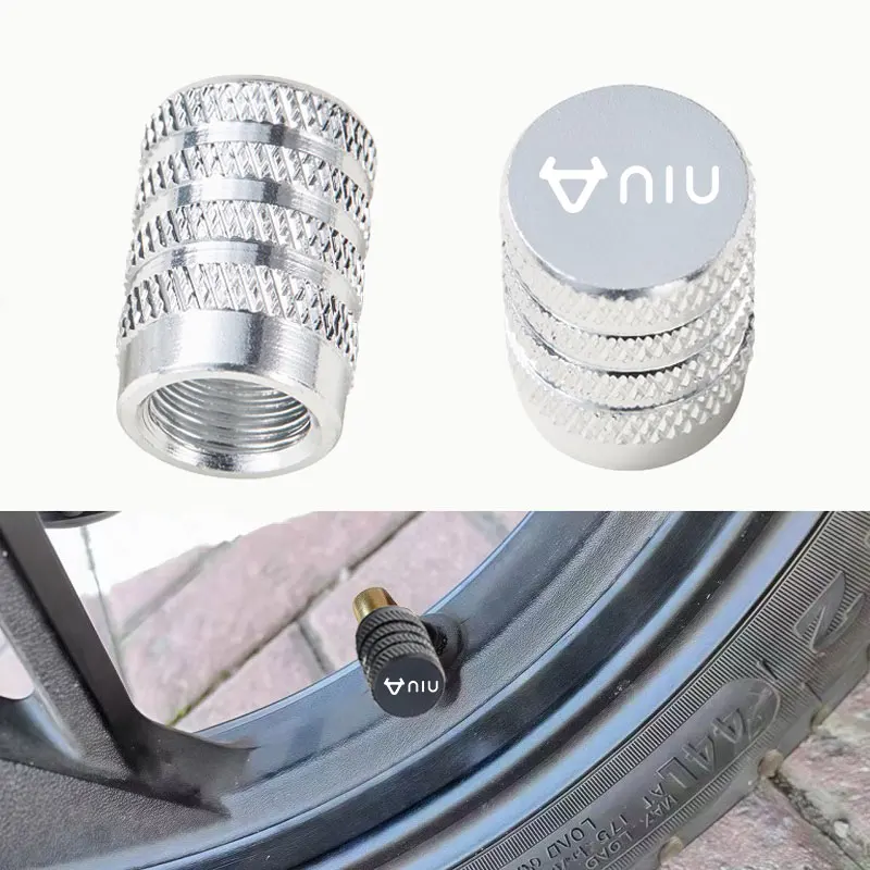 

2Pcs Motorcycle Accessories Tire Valve Air Port Stem Cover Caps For Niu N1S UQi UQI+S M1s Mqi Nqi Gt Gts Pro N1s 2025