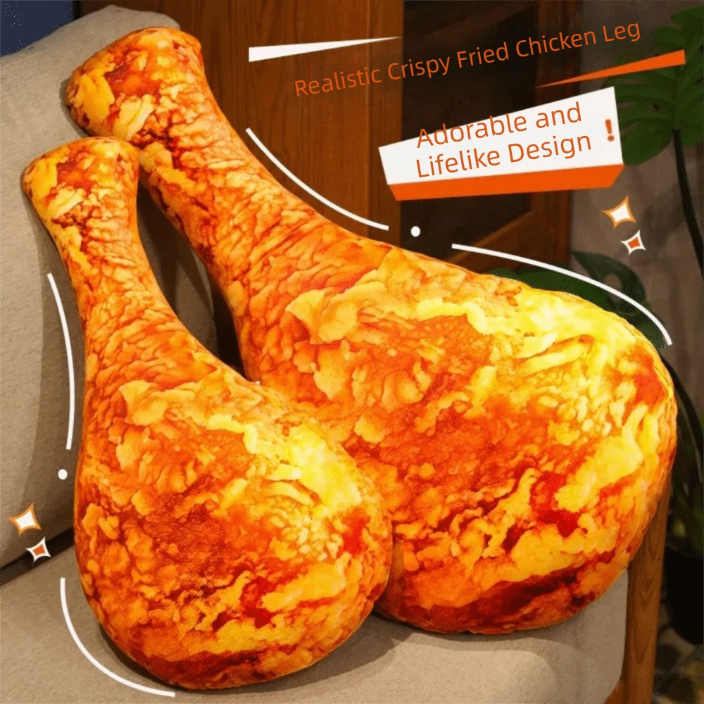 Stuffed Toy Simulated Chicken Leg Pillow 20/50/70cm Soft Doll Plush Pillow Giant Crispy Food Cushion Toys Birthday