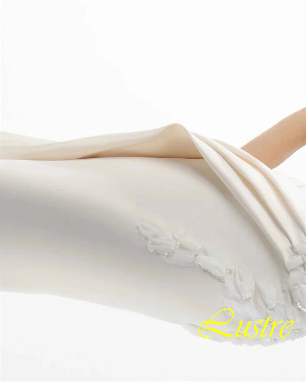 Vestido de noche personalizado de lujo con cuello barco, vestidos de fiesta de sirena delicados, tren de barrido con temperamento, vestidos para ocasiones especiales