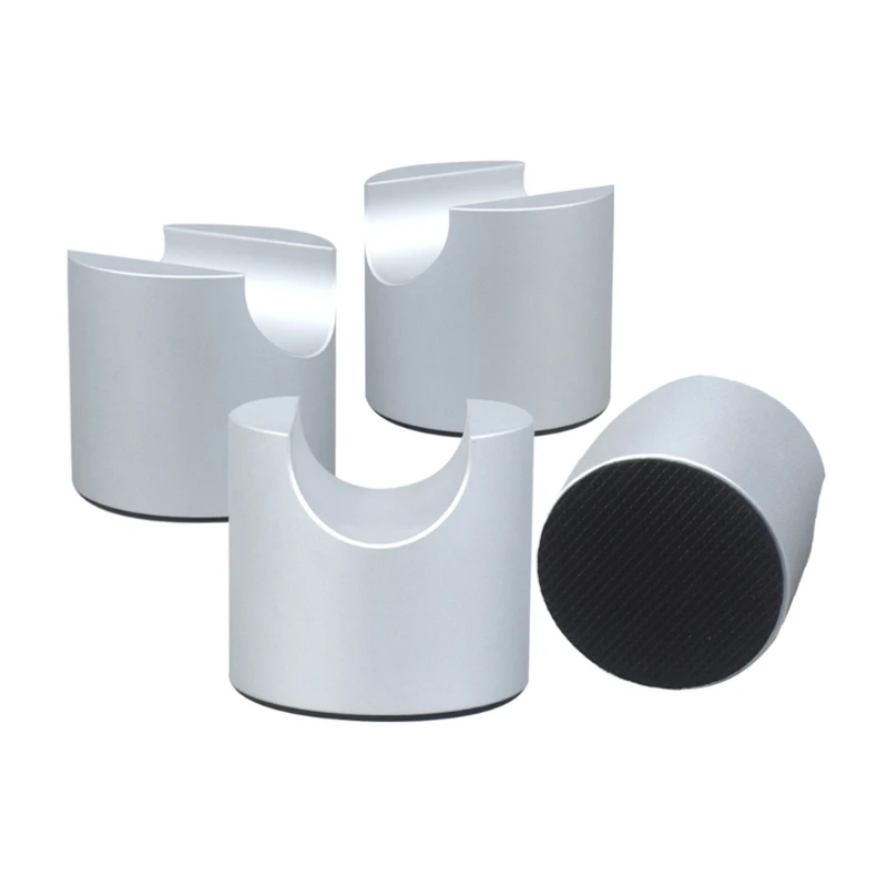 Support câble coussin pied en forme d'aluminium pour accessoire sonore stabilité haut-parleur