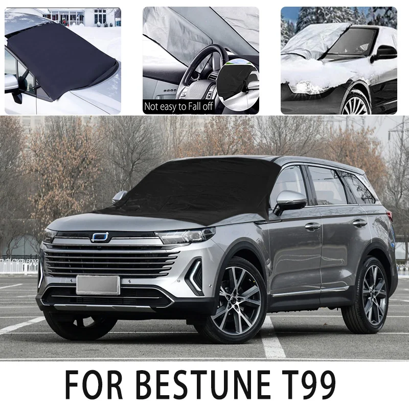 

Carsnow cover front cover for BESTUNE T99 snowprotection heat insulation shade Sunscreen wind Frost prevention car accessories