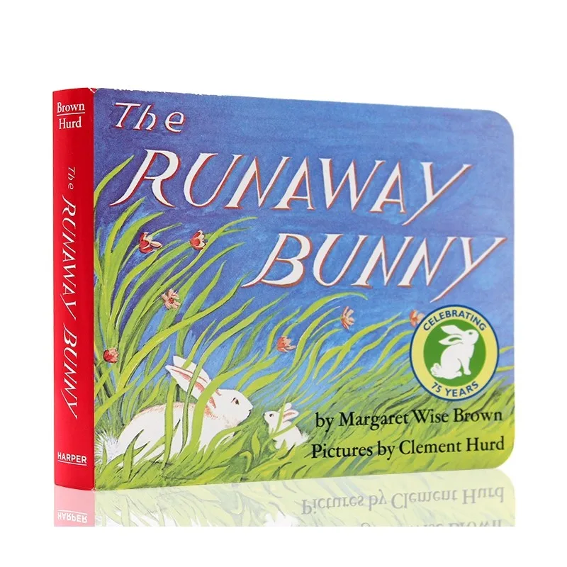 

The Runaway Bunny English Cardboard Book English Children's Picture Books Kids Bedstory Book