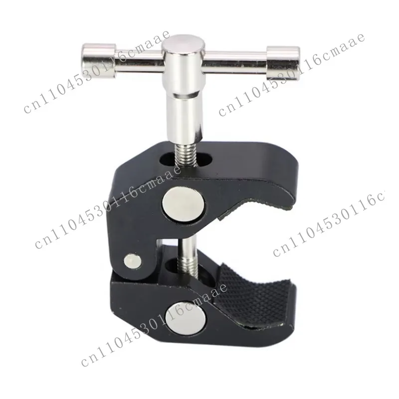 Die Cast Super Clamp Large Crab Claws with 1/4 and 3/8 Threaded Articulated Magic Arm for Camera Light Umbrella Hook Shelf