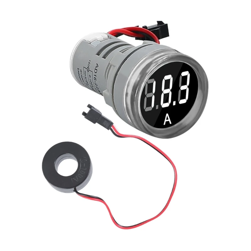 Hiện tại Máy Đo 0-100A Màn Hình Hiển Thị Điện Áp ĐÈN LED Kỹ Thuật Số Hiển Thị Vôn Kế Đồng Hồ Đo Điện Áp Màn Hình Tín Hiệu Đèn