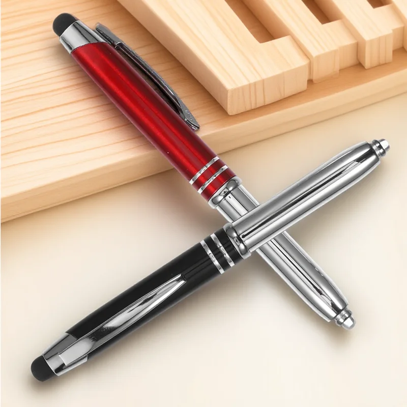 

4pcs Led Light Ballpoint Pens Bright Illumination Night Writing Pen Comfortable Grip Smooth Writing Easy Refill Long Lasting For