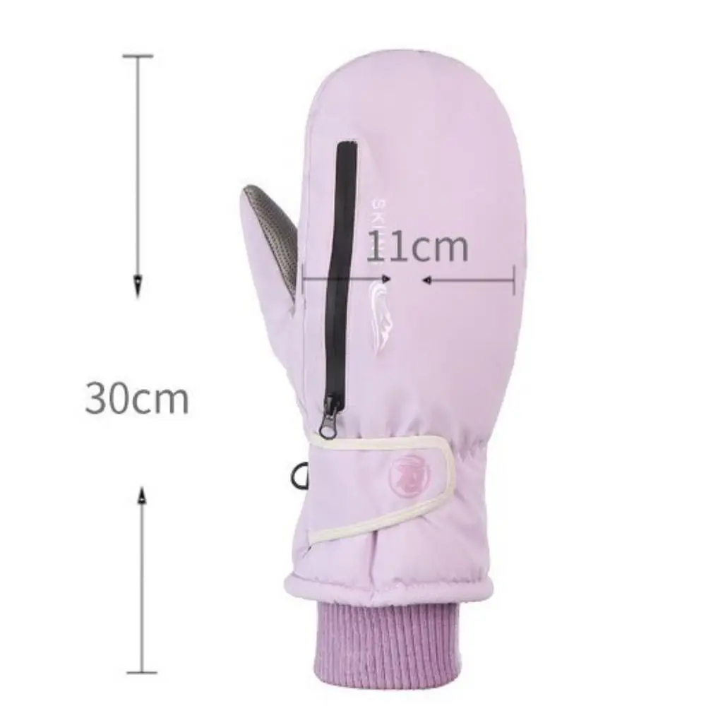 Sarung Tangan Ski Musim Dingin Berkualitas Tinggi, Layar Sentuh, Tahan Air, Sarung Tangan Snowboarding Tebal dengan Lapisan Penyimpanan, Unisex