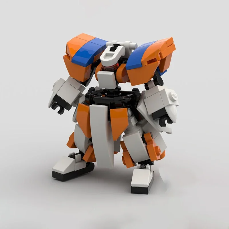 MOC Creative Design Exoskeleton Transformable Mecha Building Blocks Mini Robot Model Children's Assembly Toy Boy's Birthday Gift