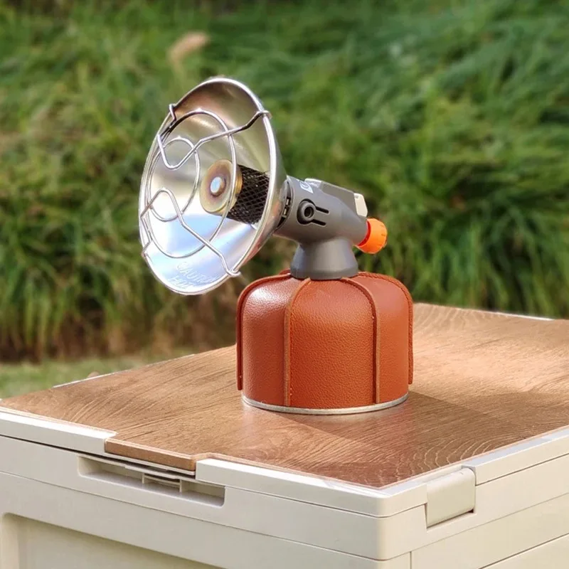 กลางแจ้งแบบพกพา Mini เครื่องทําความร้อนฤดูหนาว Camping ตกปลาเต็นท์เตาแก๊ส Burner เครื่องทําความร้อน Survival อุปกรณ์ Windproof สแตนเลส