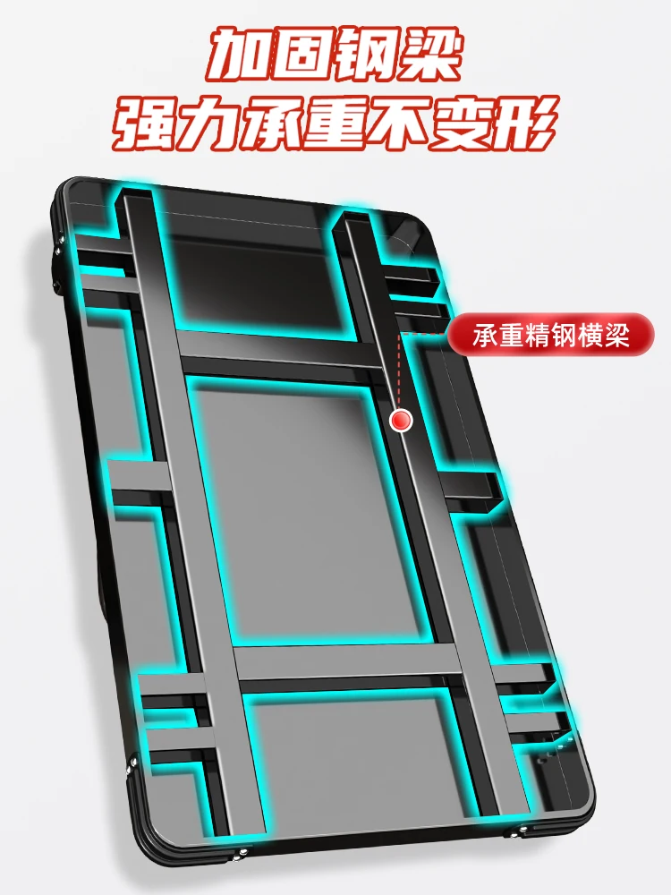 Portable Hand Cart with Steel Plate and Foldable Design