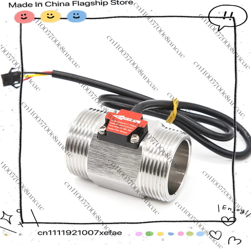 

Water flow sensor DN32 stainless steel meter heater farmland irrigation large pipe diameter 1.25 inch