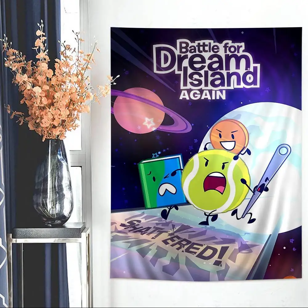 bfdi B-Battle for Dream Island Colorful Tapestry Wall Hanging Bohemian Wall Tapestries Mandala Wall Hanging Sheets