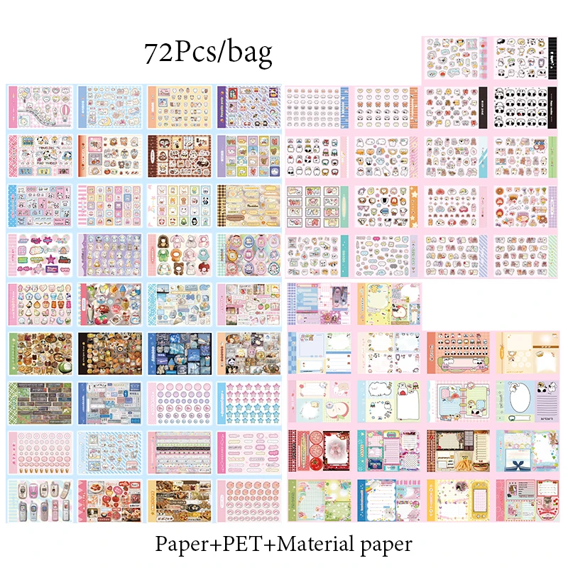 Mr. Paper Good Mood Maker Sticker Pack 72pcs