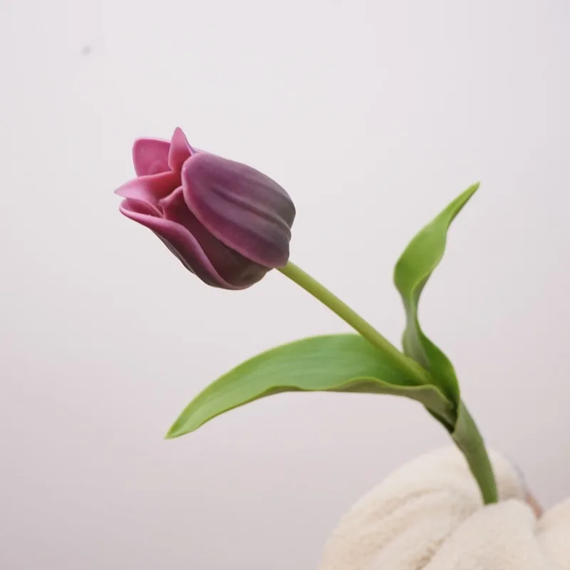 5-teiliges Set Latex-Kunsttulpen, echt anfühlende Blumen, Hochzeitsdekoration, künstliche Tulpen, Heimdekoration, Party- und Fotorequisiten – Detail 4