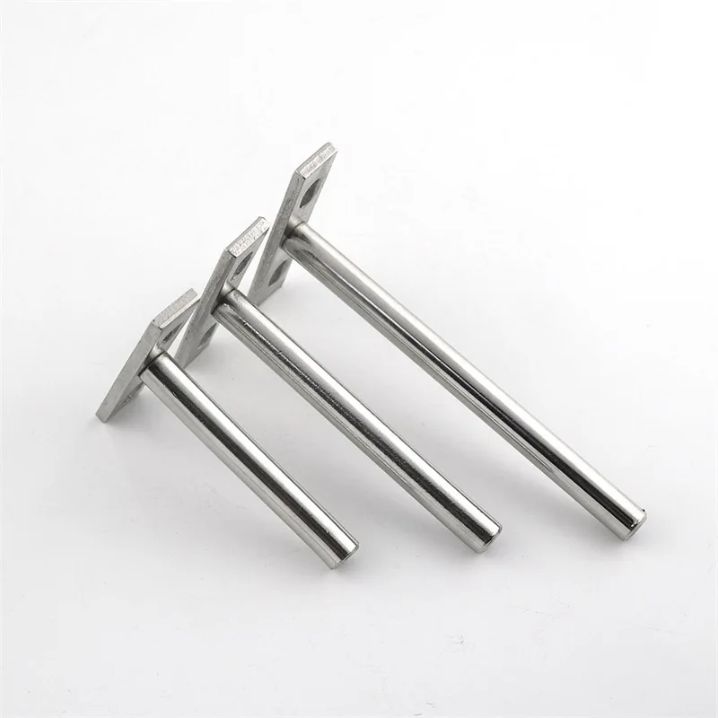 4 pçs 3 "4" 5 "suporte de prateleira dobrável escondido flutuante suporte de prateleira de parede para suporte resistente t forma parafuso