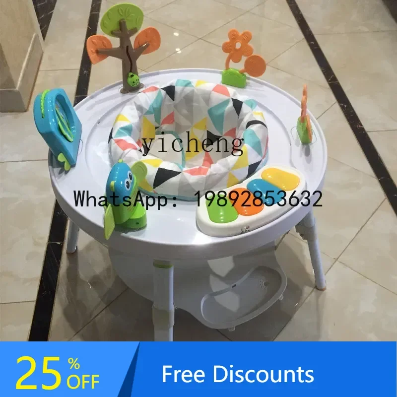 AH  Baby Jumping Chair Baby Caring Product Baby Multi-Functional Game Study Table Gymnastic Rack Toddler