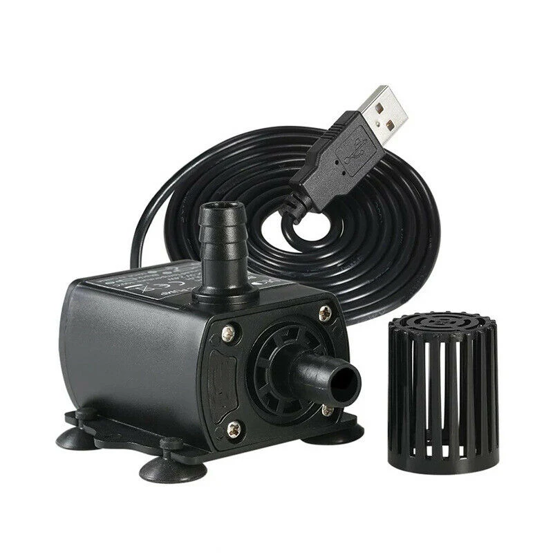 400L/H DC12V High Flow Water Pump Mini Brushless Motor Submersible Pump Garden Pool Boat Fish Tank