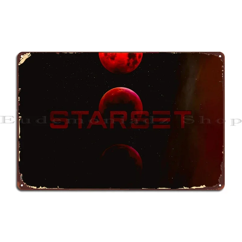 Starset Cosmic Metal Plaque Printing Create Cinema Pub Mural Tin Sign Poster