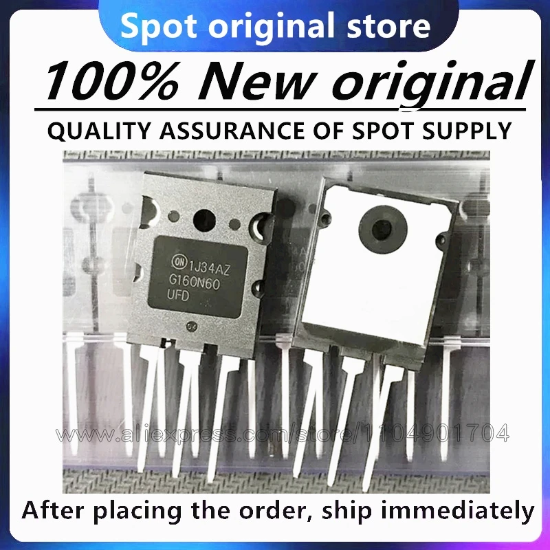 5piece/lot G160N60UFD SGL160N60UFD SGL160N60UFDTU G160N60 00V 160A TO-3P  New Original in Stock