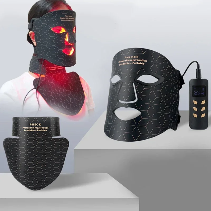 

Original Factory 2024 Beauty Products Home Use Red Led Mask Light Skin Care Therapy Silicone Led Facial Mask and Neck