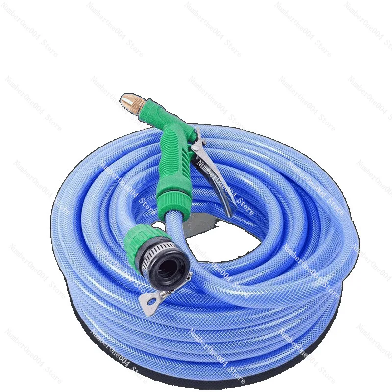 

100 Meters 200 Household High Pressure Car Wash Artifact Water Gun W Hose Watering Flowers and Vegetables