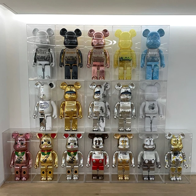 28cm Bearbrick 400 Statue Figur Lagerung Fall Display Fall DIY 