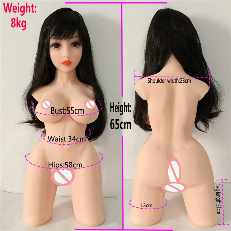 Torso sex doll for men masturbate realistic rubber vagina real pussy toy half sex dolll body anal sex toys for male masturbator