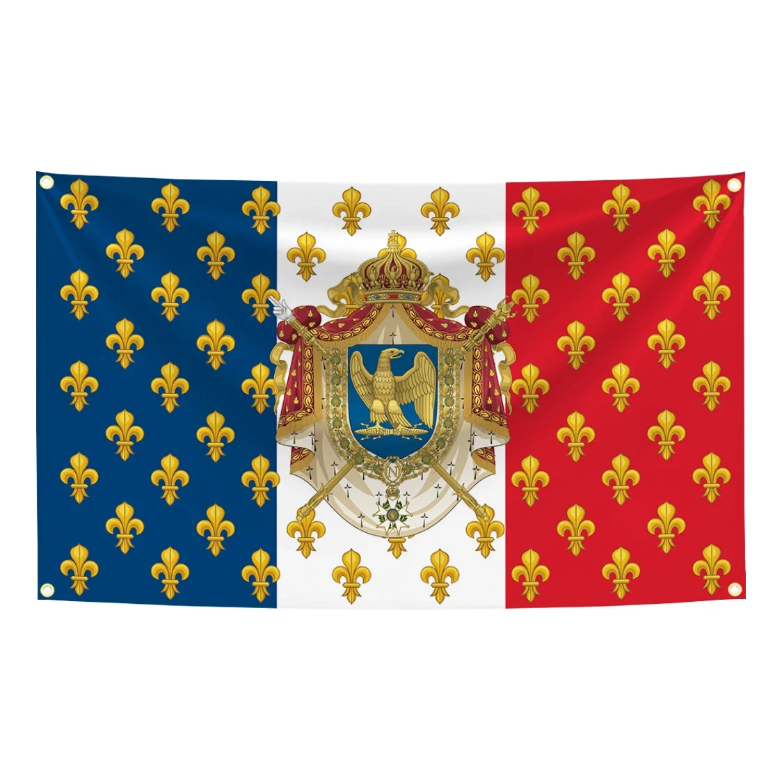 90x150cm Free France Ensign National Flag Royal Standard Napoleon France FRA Fr Tapestry Polyester Banner Out Door Decoration