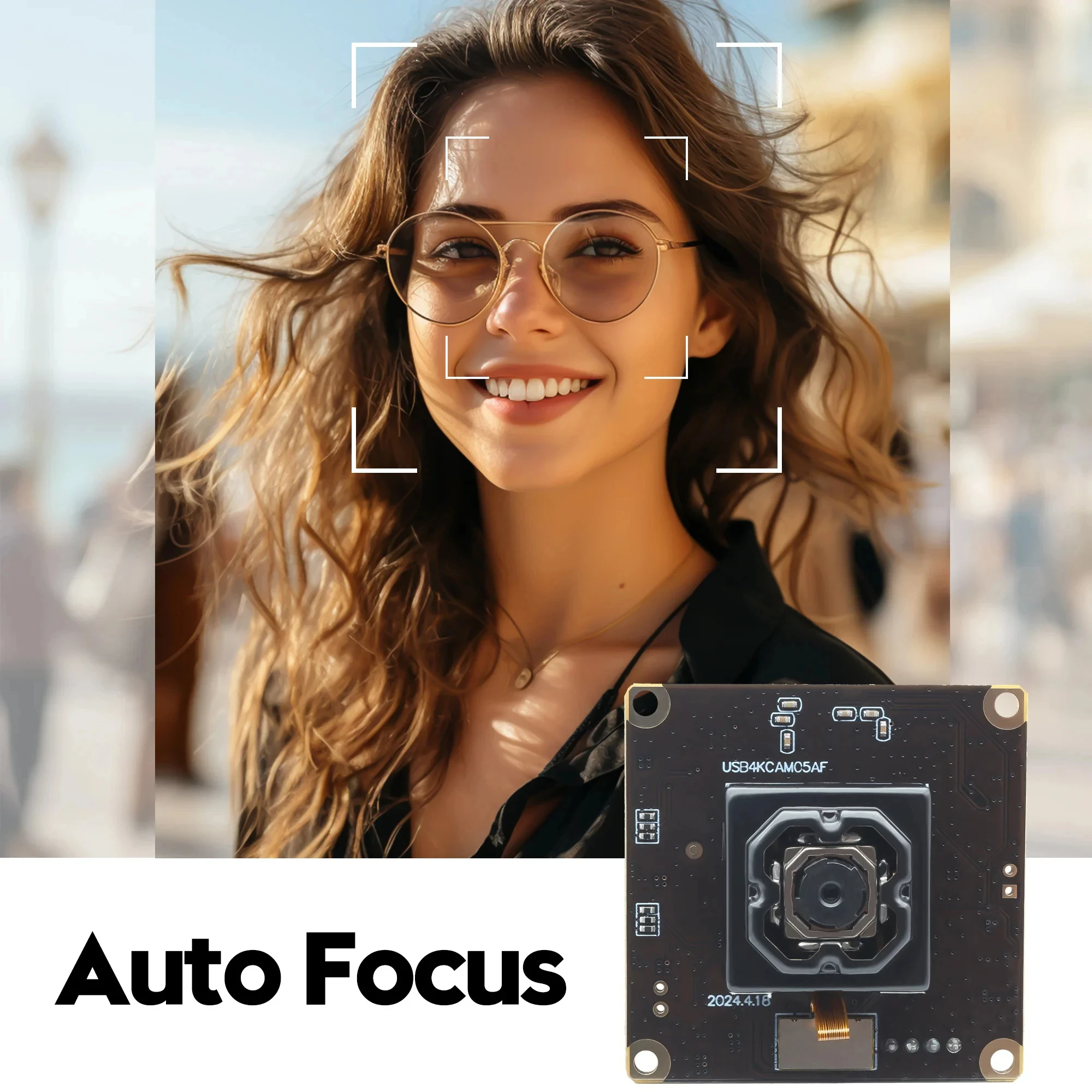 ELP Anti-shake Webcam 11MP Autofocus USB Camera Module for PC 4K 8MP IMX258 industrial HD Webcam Plug&Play with Wide Angle Lens