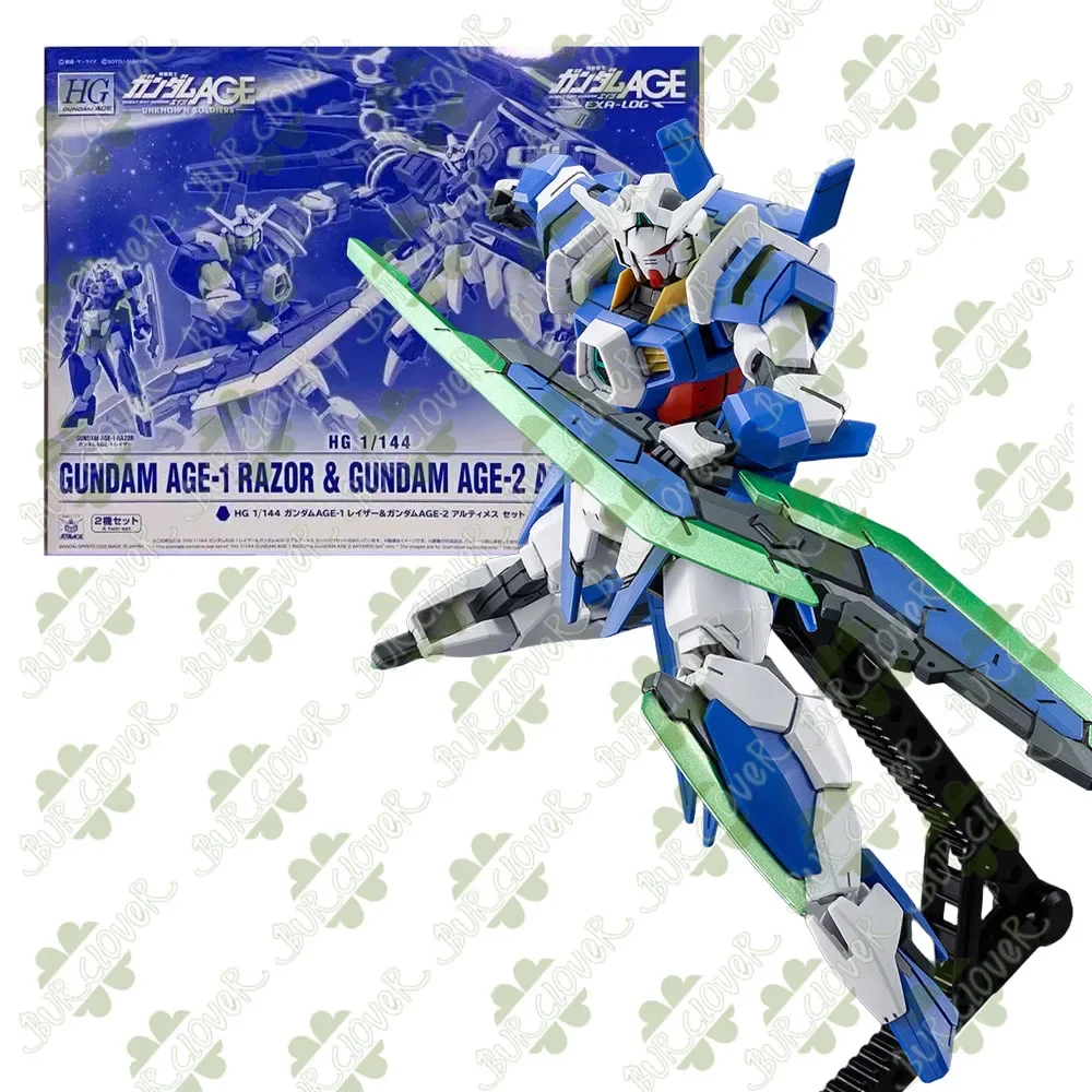 Bandai Original GUNDAM AGE HG Other Limited AGE-1 Standard EXPO Ltd AGE-2 Hunting Clear Ver Assembly Model Toys Gifts For Kids