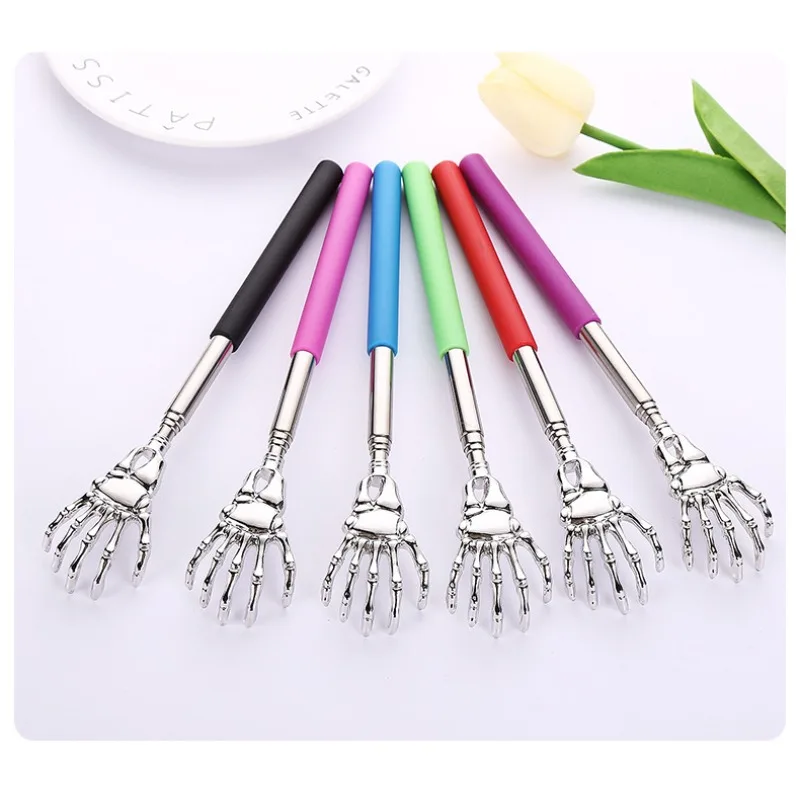 Back Scratcher Telescopic Scratching Backscratcher Massager Kit Telescopic Pocket Scratching Massage Extendable Telescoping Itch