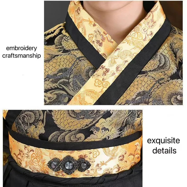 Hanfu traditionnel chinois pour enfants, vêtements de samouraï de la dynastie des Prairies et Ming, costume de cosplay classique des gardes royales pour enfants, cadeaux de Noël