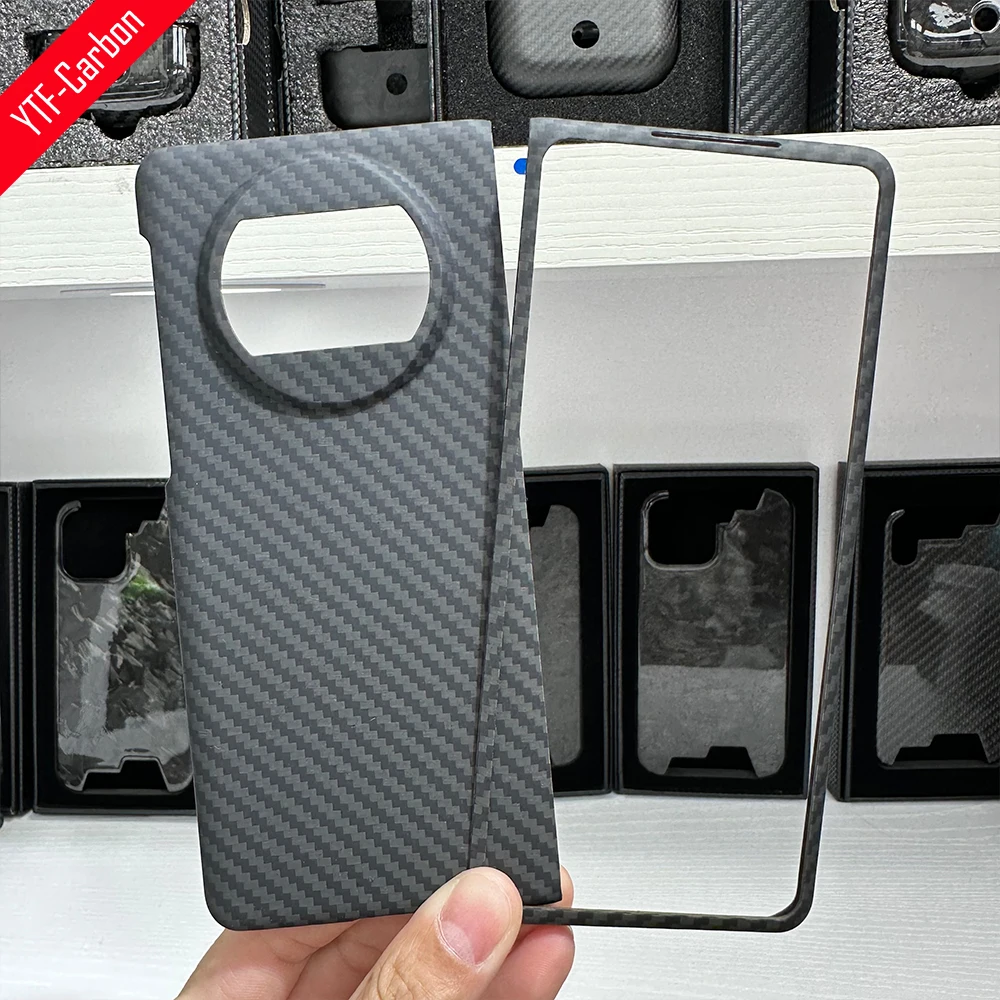 

YTF-carbon carbon fiber phone Case For Huawei Mate X3 aramid fiber Phone cover Ultra-thin Anti-fall business Mate X3 5G shell