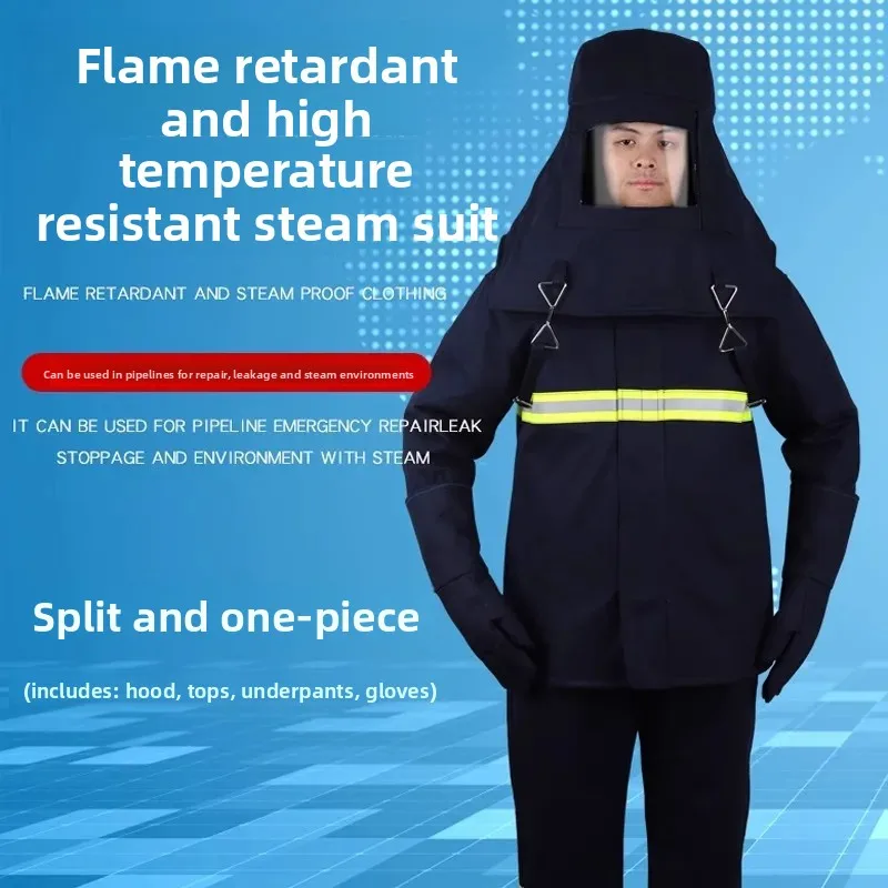 

CE High Temperature Resistance Anti-Scalding Anti-Static Protective Work Clothes Flame Retardant Waterproof Steam Insulation