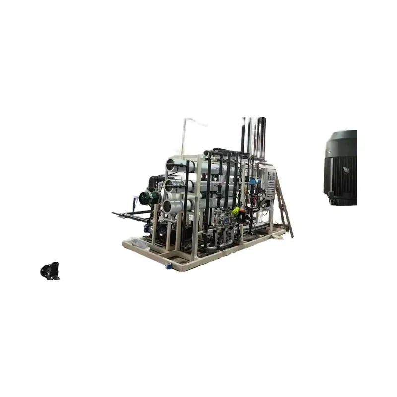 HCY Reverse Osmosis Machine 220V Motor Salt Water Desalination System for Sea Water Treatment Agriculture-Pressure Vessel