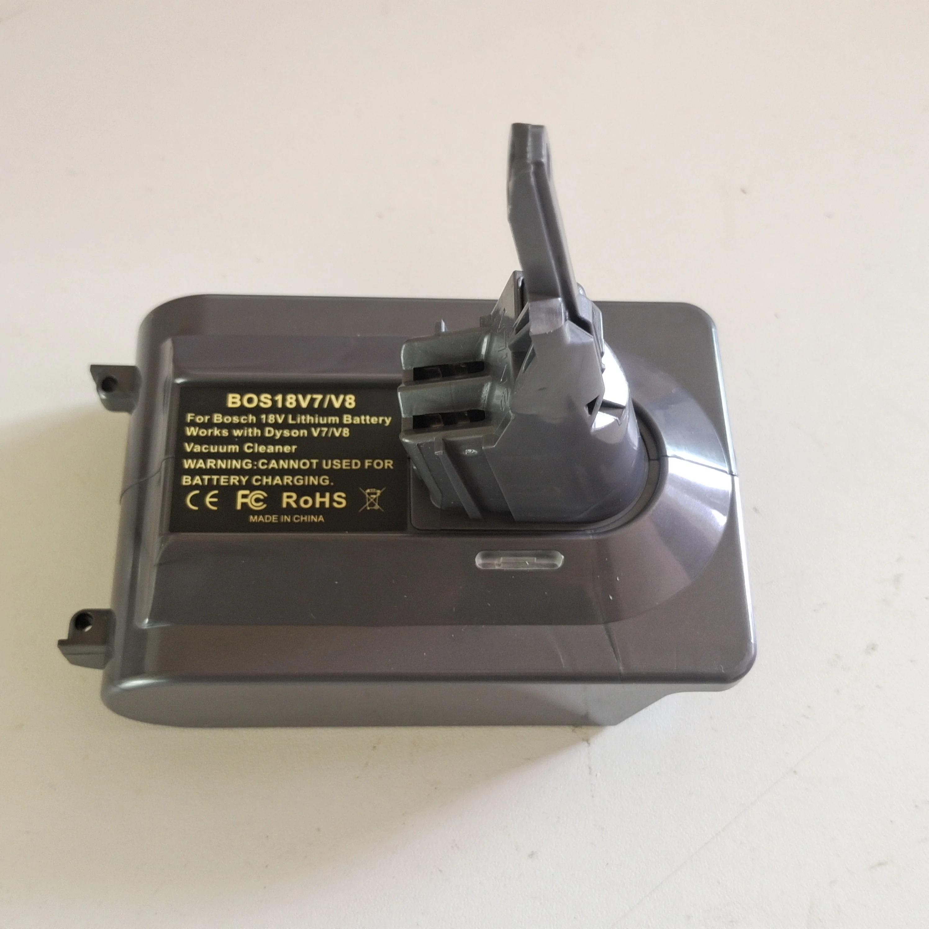 Battery Converter Adapter for Bosch 18V Li-ion Battery BAT609 BAT618 Convert To For Dyson V7 V8 Series Li-ion battery HOTSELL