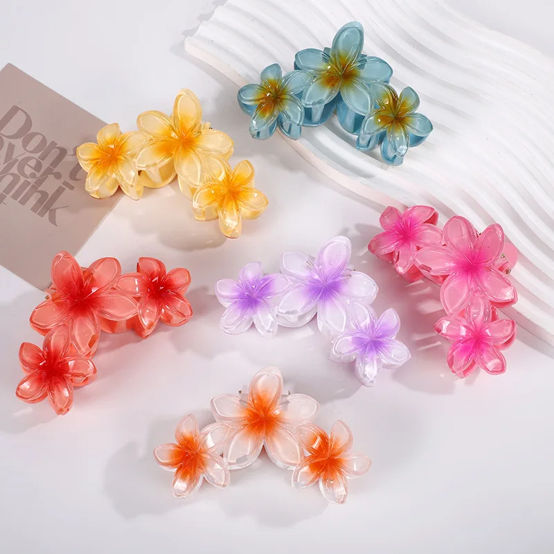 9Cm Bloem Clip Voor Haar Bloem Clip Banaan Voor Haar Clip Dames Gesp Voor Barrette Klauwen Haar Accessoires Voor Vrouwen Jz085