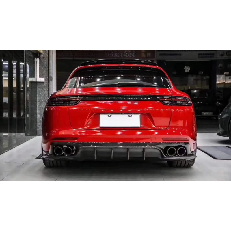 مناسبة لـ 2017-2024 بورش 971 ألياف الكربون FXX باناميرا بليد نمط الشفة الخلفية