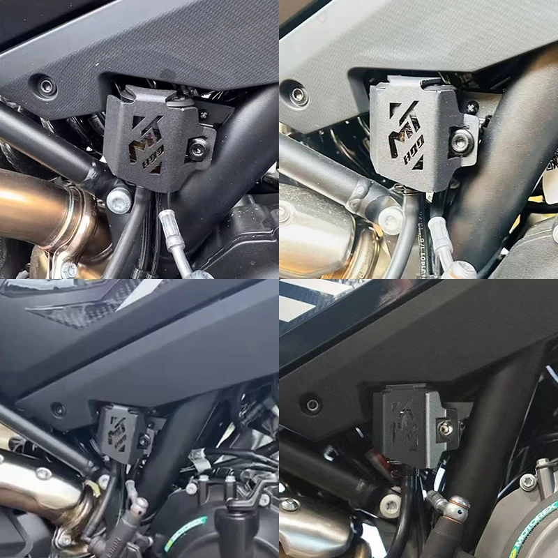 For CFMOTO 800MT-X 800MTX 800MT Motorcycle Accessories CNC Rear Brake Fluid Reservoir Cover Guard Protection CF 800 MT MTX MT-X