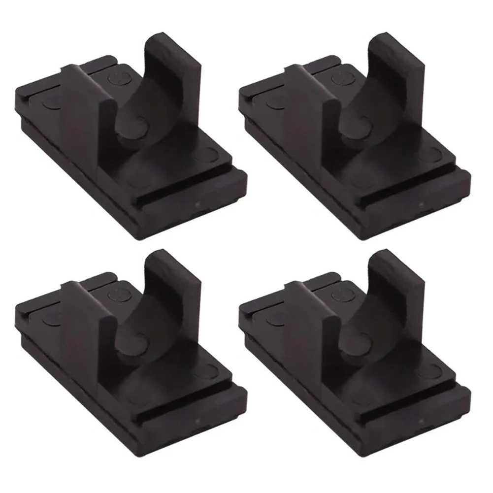 4pcs Camping Wagon Card Buckle Attachments Trolley Desktop Buckle Slide Clamp Camping Table Slide Buckle Replacement Accessories