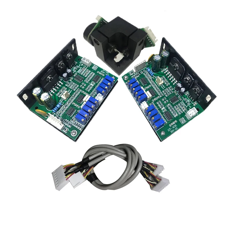 40Kpps RGB Large-angle High-speed Laser Galvo Scanner SLA 3D Scanning Galvanometer Animation Stage Light with ±24V Driver