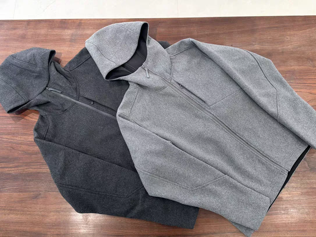 

Теплое шерстяное пальто Fce на подкладке для поездок на работу на открытом воздухе, мягкое шерстяное пальто ell Jaet, повседневное длинное пальто на молнии с капюшоном