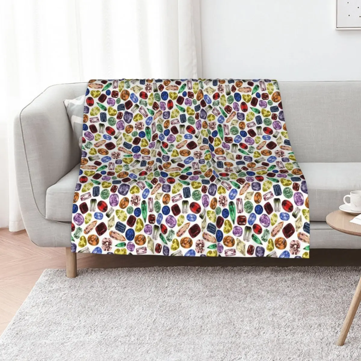 

gemstone pattern no.1 Photos Throw Blanket Sofas Summer Beddings Comforter Picnic Blankets