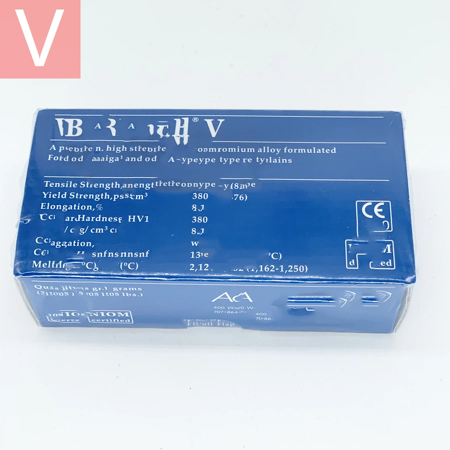 

VV 1kg Verabond V Dental Metal Aabadent High Strength Nickel Chromium Alloy Formulated For Ceramic Restoratortion