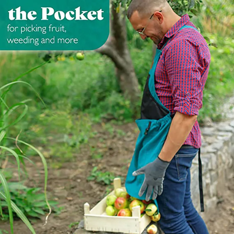 Waterproof Large Pocket Oxford Cloth Pick Fruits Vegetables Florists Backpack Type Tools Garden Accessories Storage Bag Apron